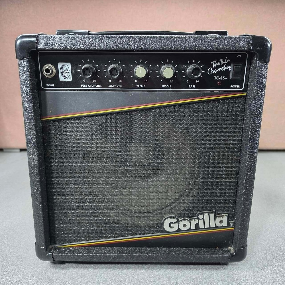 Gorilla TC-35 Tube Cruncher Guitar Amp Unisex OS Black Good 50W Vintage Style